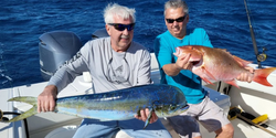 Mahi Mahi and Mutton Snapper at West Palm Beach FL